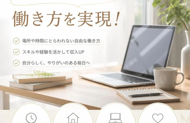 あなたのライフスタイルに合わせた働き方を実現！