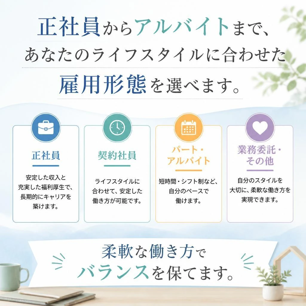 雇用形態の選択肢