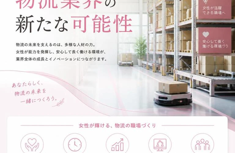 女性でも安心して働ける物流業界の新たな可能性