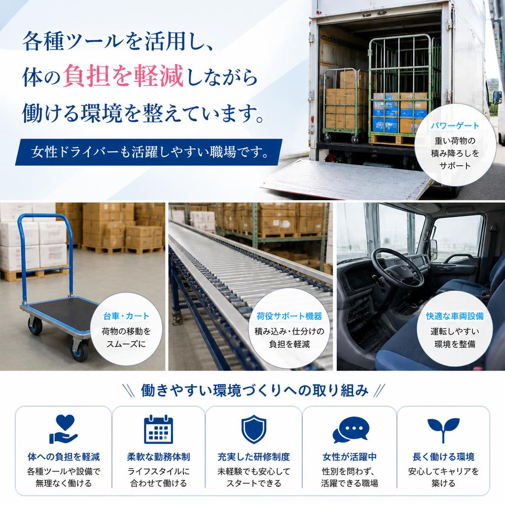 働きやすい環境を提供