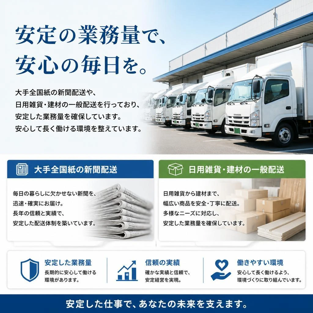 安定した職場環境の提供