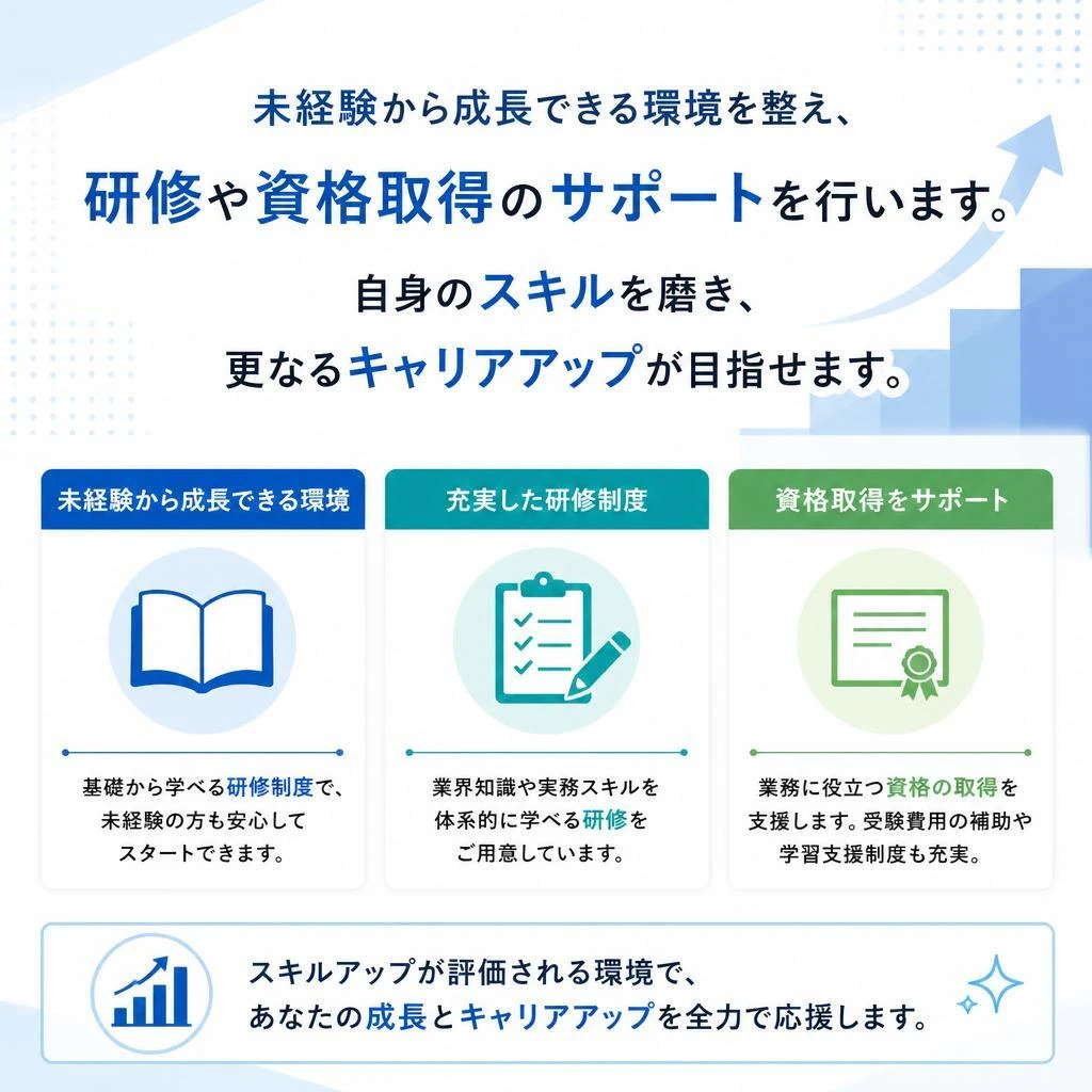 キャリアアップの道が広がる