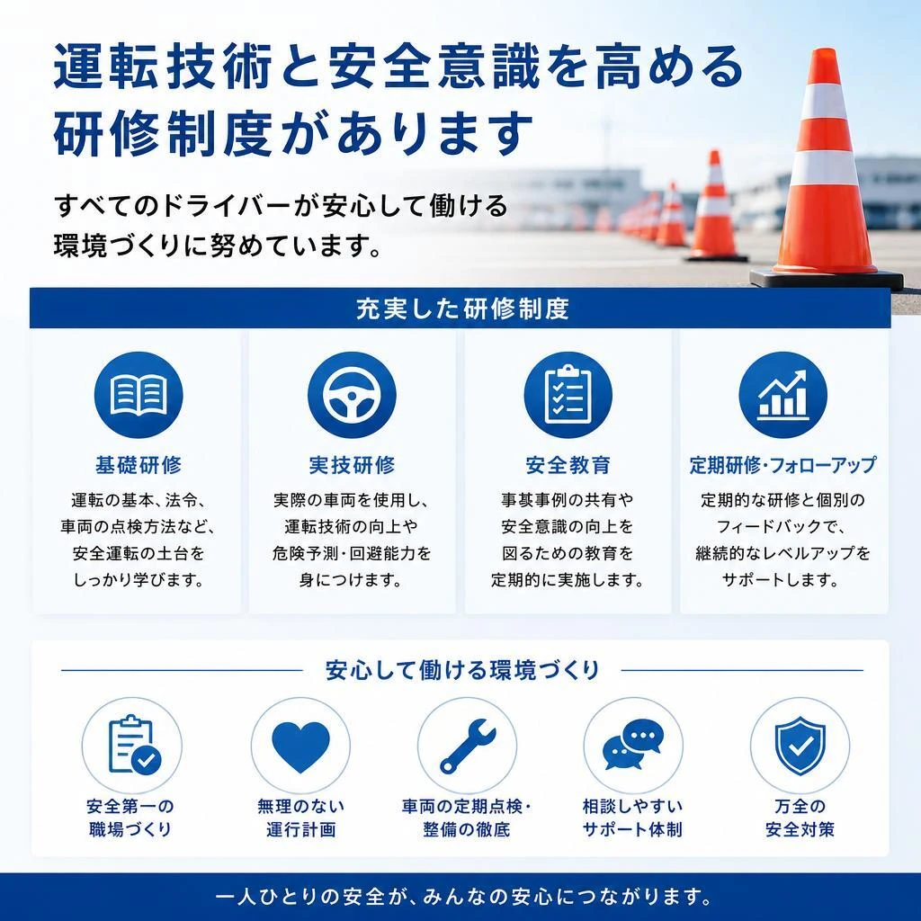安全運転を最優先に