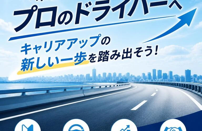 未経験からプロのドライバーへ、キャリアアップの新しい一歩を踏み出そう！